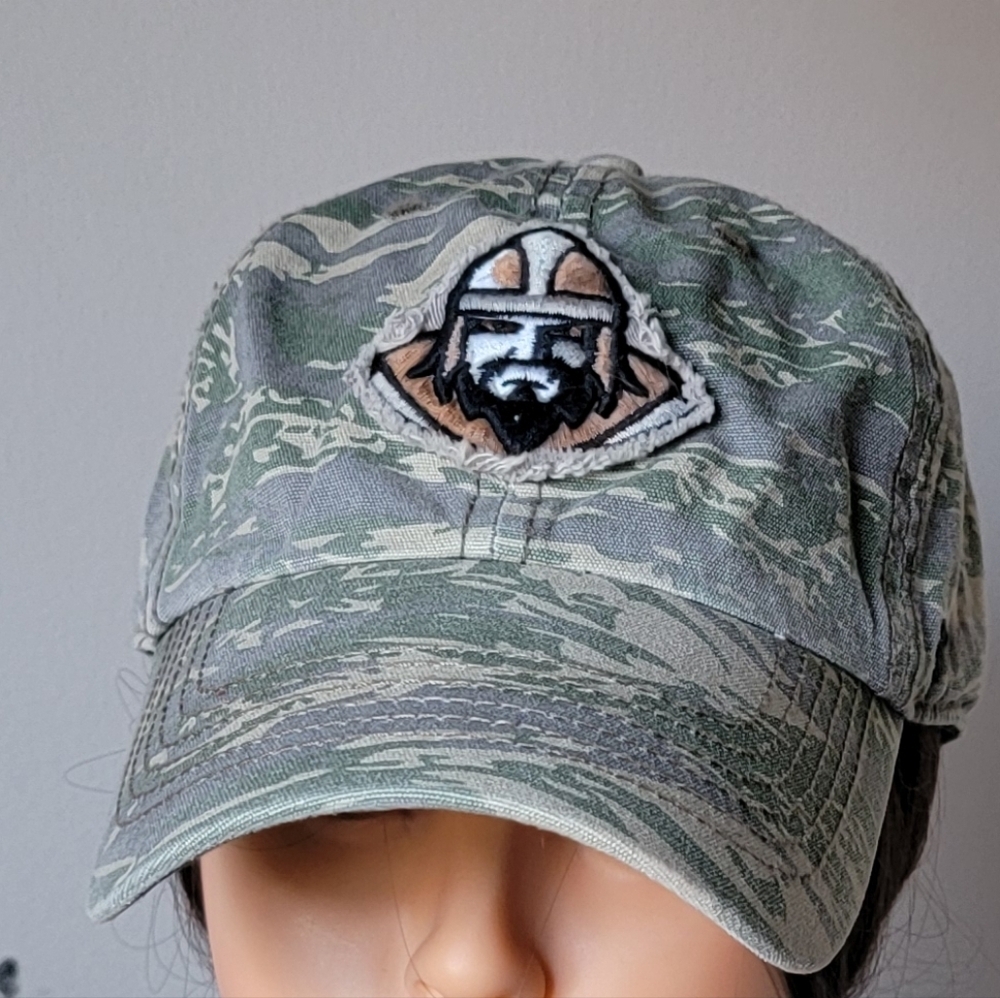 47 Brand Camouflage Cap with Red Logo